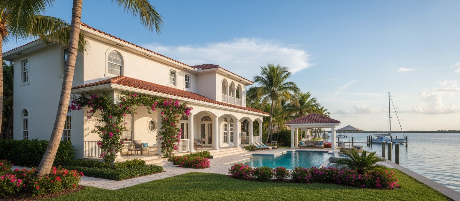 Luxurious waterfront property